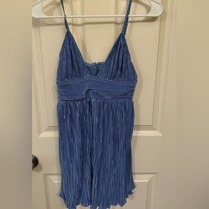 Revolve - Song of Style - mini blue dress